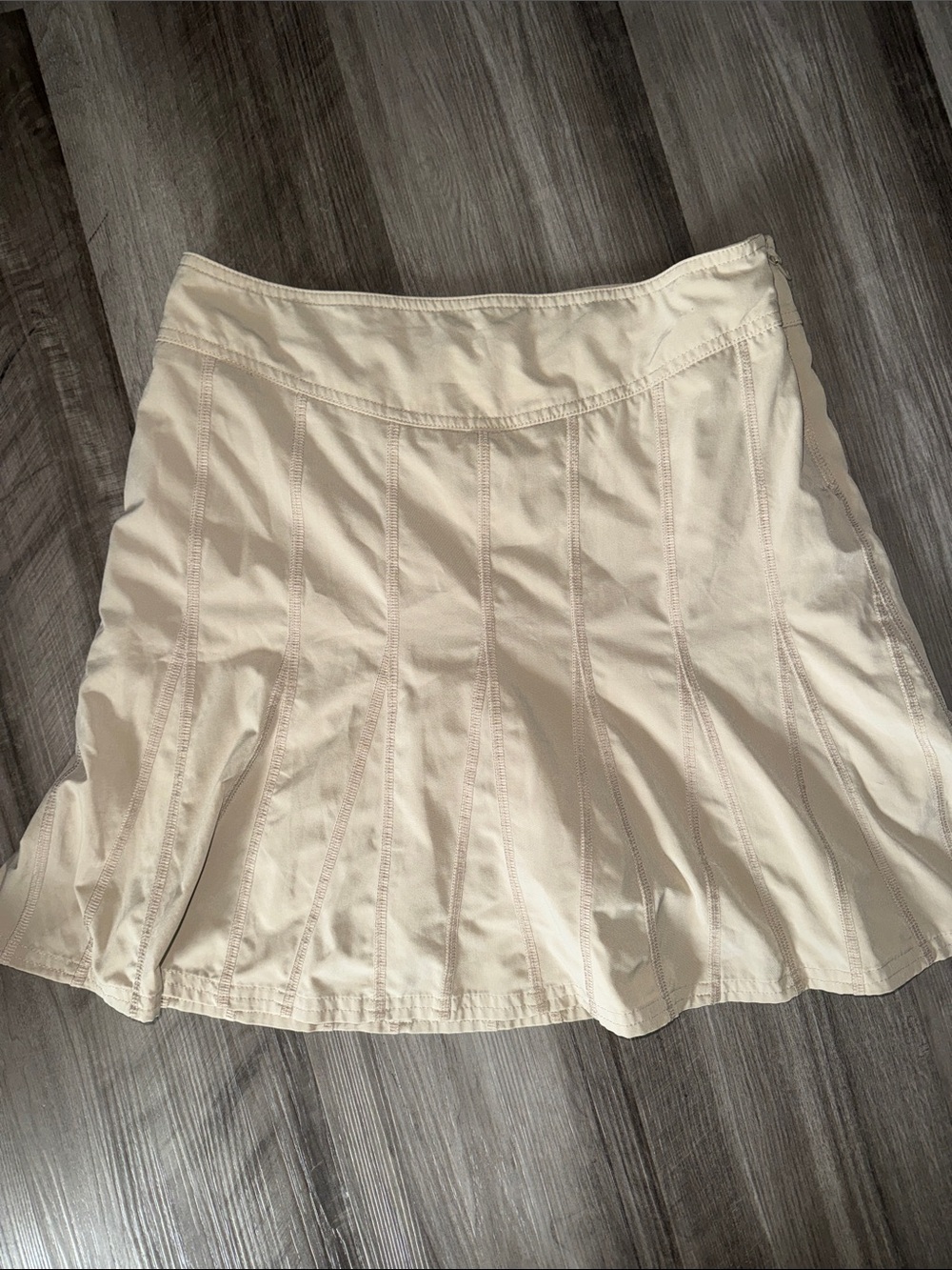 Athleta Tan Wear About Pleated Golf Tennis Performance Athletic Skort Women’s 4